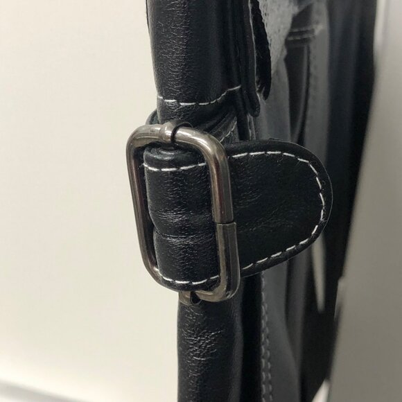 Black Leather Shorts - The Mannei -SAKIB -EU 40 / USA Size 10- NWT - Picture 15 of 16